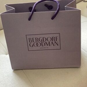 Bergdorf Goodman paper shopping bag 9x7,5x4,5